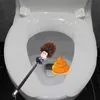 Emmanuel Macron WC Toilette France President Cleaning Brush Toalettborste gör toaletten bra igen Cleanser Brosse de Toilette 2283f