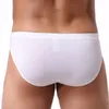 Cuecas masculinas de seda gelo macio, cuecas sexy para homens, pênis grande, cintura baixa, tronco sólido, nariz de elefante, roupa íntima 3104