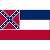 3x5ft Bandiera USA Bandiera dello stato del Mississippi Bandiere confederate 90 * 150cm Bandiera dell'esercito americano Airforce Marine Corp Navy Banner HHA1422