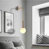 Nordice Modern Nordic Decoration Home Glass Ball Rope Aisle Bedroom Dining Room Wall Lamp