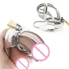 NXYCockrings 2 in 1 Heavy Duty weight Stainless steel Ball Stretcher cock Ring male metal penis lock Scrotum Delay ejaculation BDSM Sex Toys 1126