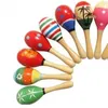 Giocattoli per bambini Bambini Sonaglio in legno Maracas Cabasa Strumento musicale Sand Hammer Strumento Orff Maracas Giocattoli per bambini 0601862 407 K2