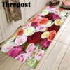 Thregost Tapis de bain antidérapants imprimés en 3D Tapis de douche en microfibre Tapis absorbant l'eau Tapis de cuisine Tapis de sol de couloir 210727