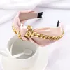 2021 Vintage Chain Knot Hairbands Women Headband Girls Hair Accessories Diadema Mujer Opaski Do Bandeau Femme Haarband