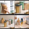 Stockage Ménage Organisation Maison Jardin Boîte De Rangement Double Couche Cuisine Grain Et Réservoir Double Couche, Produits Secs, Plastique Étanche À L'humidité