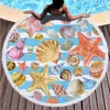 newBeach Towels Tropical Printed Large outdoor camping picnic Microfiber Round Fabric Bath Towel For Living Room Home Decorative EWE5730