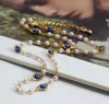 Gold Evil Blue Eye Choker Collana con occhi turchi fortunati per donne Ragazze Gioielli Party Wedding Event regalo 4 stili