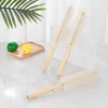 Japanese Style Wooden Long Handle Beech Cup Cleaning Brushes Bottle Brush Kitchen Supplies Household Tool LLE13186