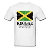 Reggae Jamaica Flag T-shirt Vintage Tops Men T Shirt Cotton Clothing O Neck Tees Summer Team Tshirt Custom White Shirts 210706