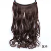 Perucas sintéticas Xuanguang fio de cabelo invisível sem clipe segredo linha de pesca peruca feminina ondulada
