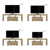 US Stock Home Furniture TV Stand with LED RGB Lights,Flat Screen Cabinet, Gaming Consoles - in Lounge Room, Living Room,WOOD a21256b