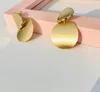 Dangle & Chandelier Top Quality Retro Drop Earrings For Women Metal Fashion Statement Earring Gold Trend Jewelry Stainless Steel Waterproof