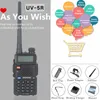 Sıcak Baofeng UV-5R 8 W veya 5 W Yüksek Güç 8 Watt Güçlü Walkie Talkie Uzun Menzilli 10 KM VHF / UHF Çift Bant İki Yönlü Radyo Pofung UV5R