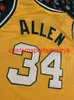 Mens Women Youth Ray Allen Basketball Jersey Embroidery add any name number