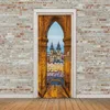 Adesivi decorativi Altro 3D Architettura gotica creativa Porta da parete Autoadesivo Impermeabile Rimovibile