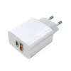 5V 2,4A PD USB-Wandladegeräte Typ C US EU-Stecker Schnelllade-Ladegerät-Adapter für iPhone 12 11 Pro Max