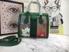 Luksusowe Torby Designerskie Retro Materiał Płótno Equestrian Origin Fashion Ramię Messenger Torba Ophidia Tote Shopping Torebka