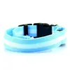 Dog Collars & Leashes Adjustable LED Collar Light USB Flashing Lit Pet Safety Suitable For Small Dogs And Cats Size M