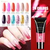 Kit de vernis à ongles Poly UV 4/6 couleurs, sèche-ongles 54W, constructeur acrylique pour Extension de doigts avec couche de Base et de finition