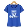 T-shirt das mulheres tops camiseta mulheres rayados de monterrey méxico retro 86 Futbol sexy harajuku fêmea curta