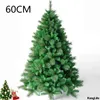 60 CM Sztuczne Choinki Kryty Christmas Decoration PCV Materiał Wielokrotnego użytku Boże Narodzenie Drzewa Home Rightecor Materiały Ornament 211012