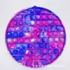 20CM Square Circle Heart Octagon Fidget Toys Popet Bubble Popper Giant Large Macaron Rainbow Bubbles Popper Board Anti Anxiety Kids Finger Puzzle Key Ring G62ZF30