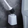 TPR Toilet Brush Rubber Head Holder Cleaning for Wall Hanging Household Floor Bathroom Accessories 210423