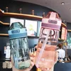 Garrafa de água garrafas esportivas de plástico de grande capacidade para homens homens caneca de personalidade de personalidade Copo à prova de vazamento de vazamento de vazamento 2021