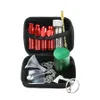 Mini Smoking Accessories pipe set with metal spoon storage jar snuff sets 4 colors Tobacco Snorter Kit