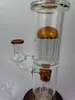 Коричневые бонги толстые стеклянные стакан бонг курить 11,8 дюйма высокие 14 мм чаши
