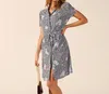 French style Women Floral Print Shirt Dress Office Ladies Tie Bow Sashes Single-breasted Buttons Lapel Retro Summer Dresses 210429