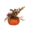 人工カボチャカエデの葉ザクロテーブルの家の装飾家の支柱秋の収穫感謝祭のハロウィーンパーティーの装飾Y0829