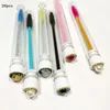 20/30/50pcs Mascara Eyelash Spoolies Brushes Lash Tube Applicator Disposable Wand With Holder Makeup