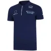 بدلة سباق T-Shirt F1 2021 New Team Mens Shere Shepel Lapel Polo Shirt Car Sails Formula One Team مصنوع من نفس النمط