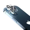 3D Curved full täckningsskydd HD Klar rep-resistent bakre kameralinsle med svart flashcirkel för iPhone 13 12 Mini 11 Pro Max