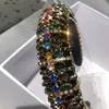 Clip per capelli barrette scintillanti spalancate di strass colorate di strass in cristallo lussuoso e in edizione limitata in edizione limitata Donne barocche