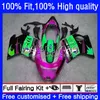 OEM-kropp för Honda CBR 1100XX 1100 CC XX 02 03 04 05 06 07 35NO.110 Blackbird CBR1100XX Shark Pink 96-07 CBR1100 XX 1996 1997 1998 1999 2000 2001 Injektion Mögelmässan