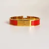 Högkvalitativ designer Design Bangle rostfritt stål guldspänne armband mode smycken män och kvinnor armband 5tzk