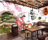 3D-Po-Tapete, individuelles Wandbild, japanische Touristenattraktion, Küche, Sushi-Restaurant, Wandgemälde im Wohnzimmer, Tapeten