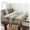 Modern Minimalista estilo retro pano mesa de mesa chinês bandeira de café clássico sólido tapete 210708