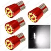 50 Pcs/Lot blanc T10 W5W 3014 6SMD Canbus sans erreur ampoule LED pour lampes de dégagement de voiture lecture porte coffre plaque d'immatriculation lumières 12 V