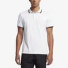 Homen S Roupa Polos Fitness T-shirt Estiramento Respirável Slim Running Casual Moda Business Manga Curta Polo Camisa