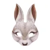 Halloween Carnaval Party Pasen Bunny Masks Halloween Kostuum Maskerade Eva Half Gezicht Dierlijke Konijnen Oren Maskers