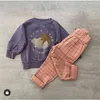 여름 보보 키즈 스웨터 소녀 hoody 소년 티셔츠 소년 셔츠 여자 아기 Tshirt 만화 티셔츠 어린이 옷 아기 스웨터 211102