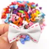 Dog Grooming Bows with Rubber Bands Dogs Topknot Cute Pet Hair Clips Pets Cat Little Flower Bow gifts 36 H1268C