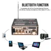 HiFi LCD Digital Bluetooth Audio Power Amplifier Car Bass Hemteater Amplificador Högtalare Treble Control Support FM USB SD