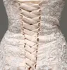 Vestido de Champanhe Vintage Sereia Vestido de Noiva Sweetheart Lace Appliques Drapejado Tule 2022 Noiva Formal Recepção Vestidos De Nupcial Vestidos Vestidos Barato