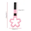 Interior Decorations A0NE Sakura-Shaped Design Warning Ring Bus Handle Hand Strap Drift Charm For Safety Loop Rear Bumper