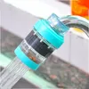 Robinets de cuisine 4 couleurs filtre de robinet à charbon actif purificateur d'eau du robinet produits ménagers économie d'eau anti-déversement anti-poussière