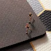Långt köksmatta klassiskt geometriskt mönster läder köksmattor för golv anti-trötthet Vattentät och oljebeständigt kök mattor 210727